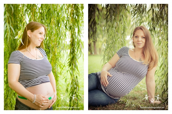 Outdoor Babybauch Fotos